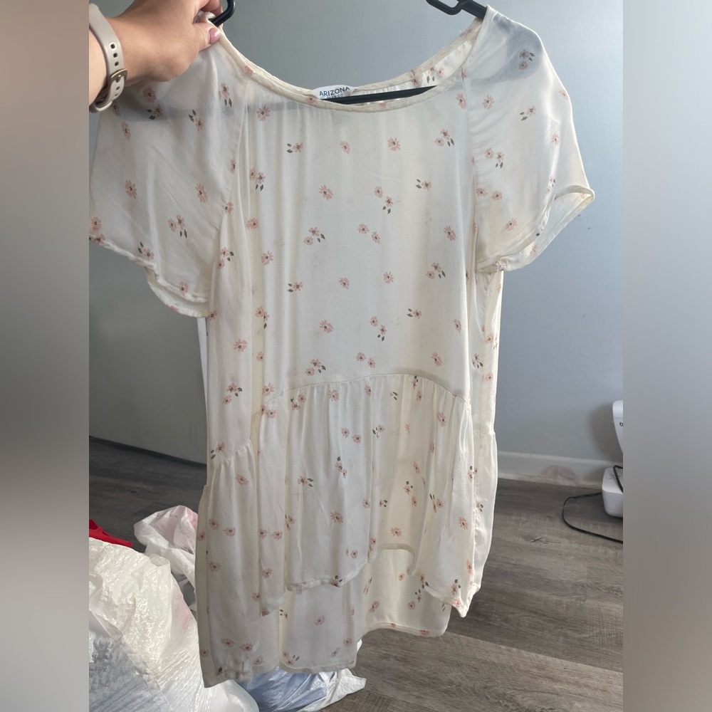 Floral Short Sleeve Blouse